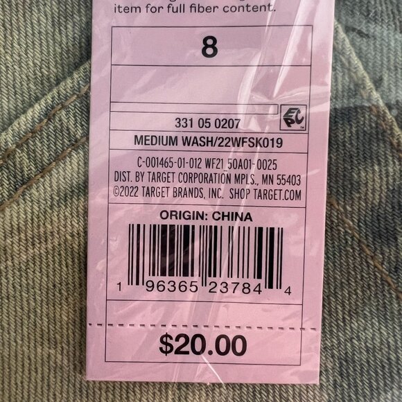 Wild Fable Women's Low-Rise Denim Mini Skirt Medium Wash Size 8 - Picture 4 of 4